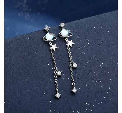 Planet Star Drop Earring SpreePicky