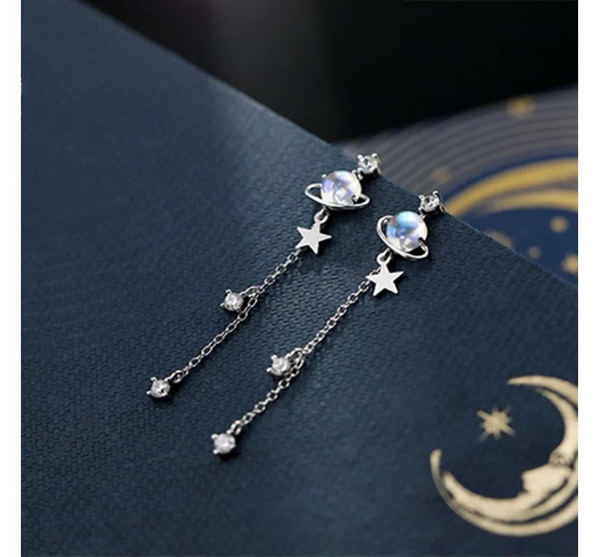 Planet Star Drop Earring SpreePicky