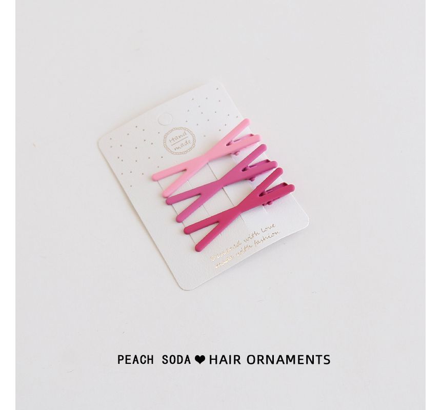 Set of 3: Plain Hair Clip mySite