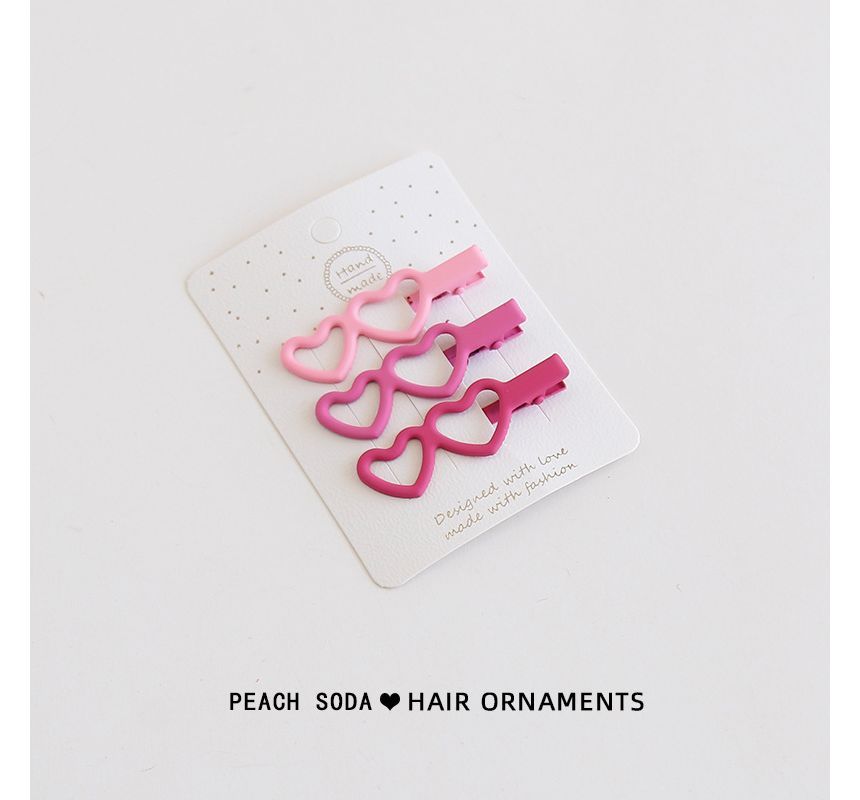 Set of 3: Plain Hair Clip mySite