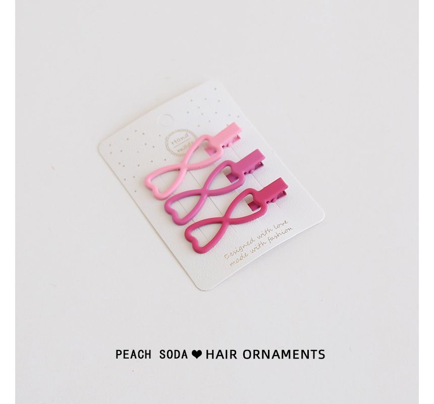 Set of 3: Plain Hair Clip mySite