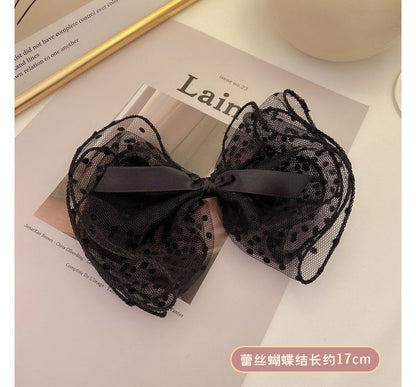 Mesh Bow Hair Clip (Various Designs) SpreePicky