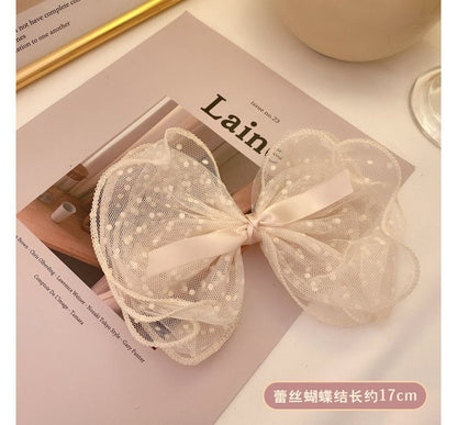 Mesh Bow Hair Clip (Various Designs) SpreePicky