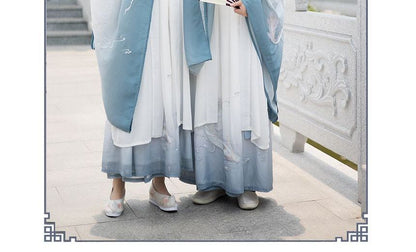 Couple Matching Dragon Embroidered Hanfu Costume / Set SpreePicky