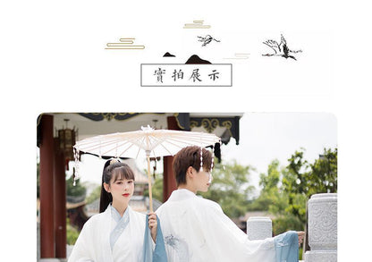 Couple Matching Dragon Embroidered Hanfu Costume / Set SpreePicky