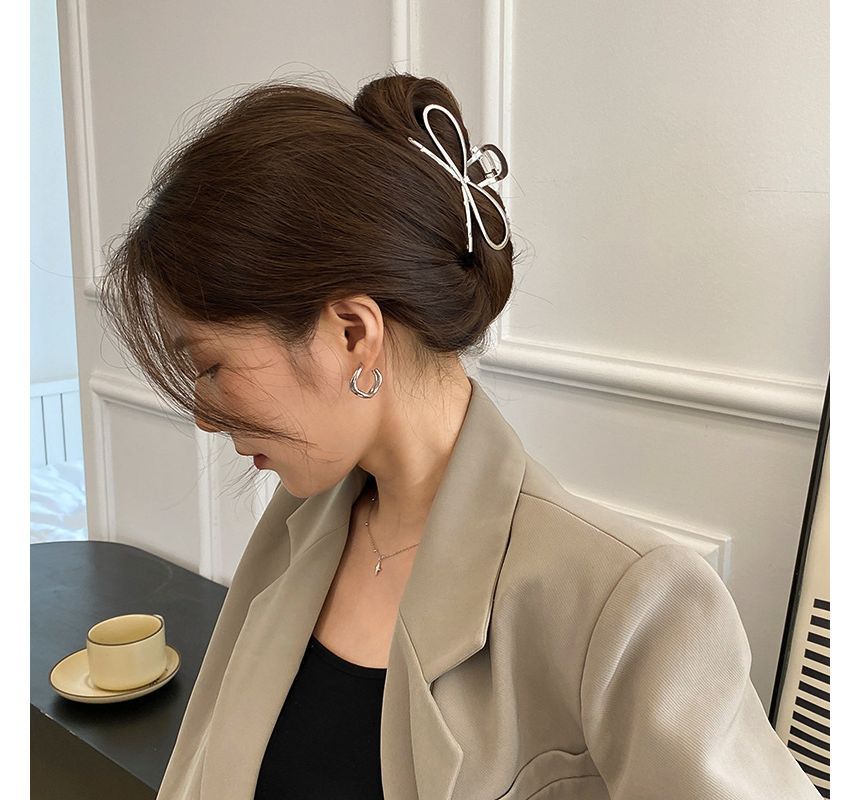 Bow Alloy Hair Clamp SpreePicky