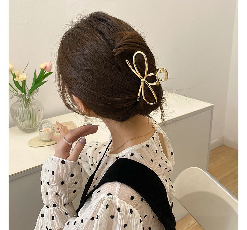 Bow Alloy Hair Clamp SpreePicky