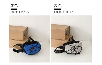 Lettering Print Crossbody Bag mySite