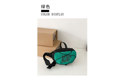 Lettering Print Crossbody Bag mySite