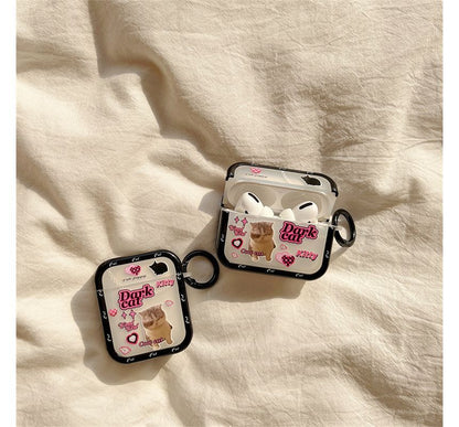 Cat Lettering AirPods / Pro Earphone Case Skin SpreePicky