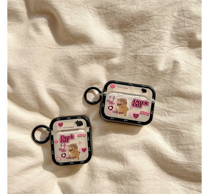 Cat Lettering AirPods / Pro Earphone Case Skin SpreePicky