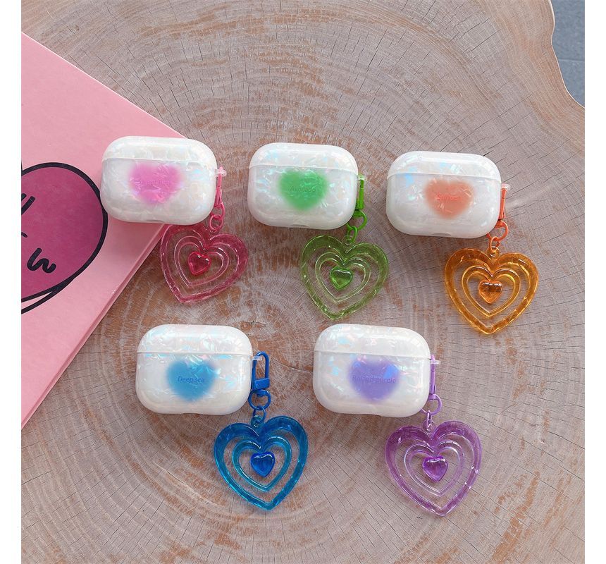 Heart Shell Textured AirPods / Pro Earphone Case Skin SpreePicky