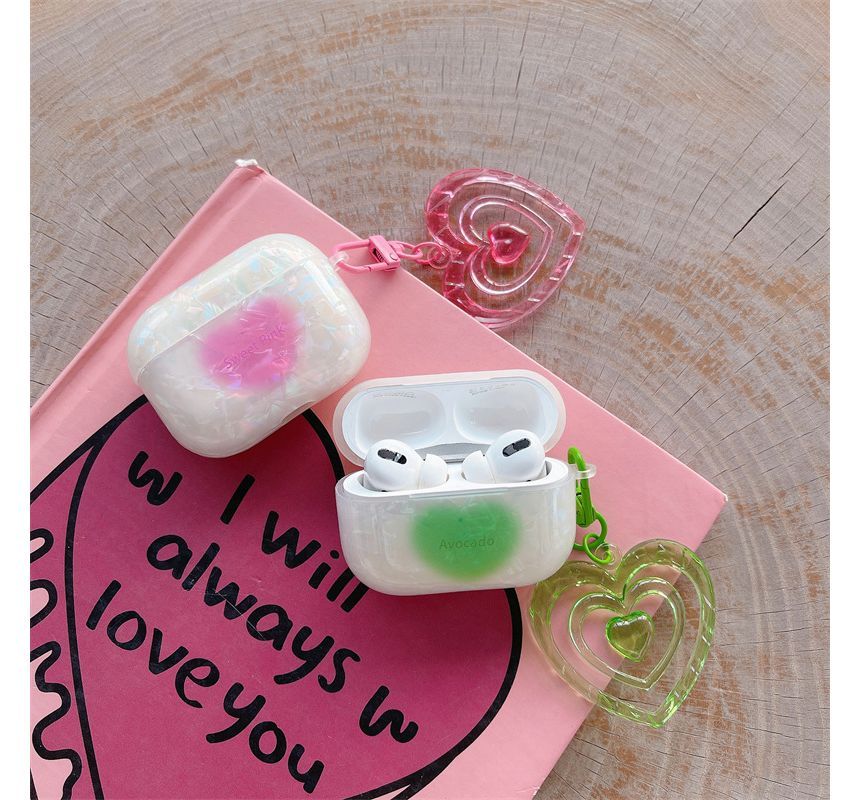 Heart Shell Textured AirPods / Pro Earphone Case Skin SpreePicky