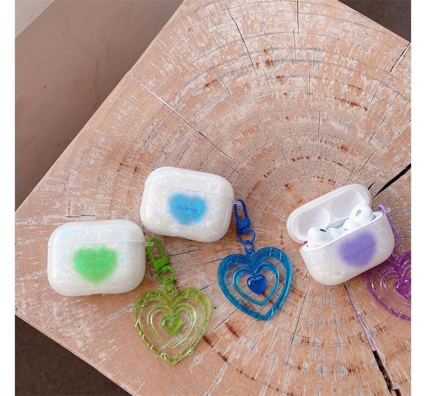 Heart Shell Textured AirPods / Pro Earphone Case Skin SpreePicky