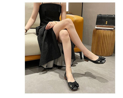 Bow Low Heel Pumps mySite