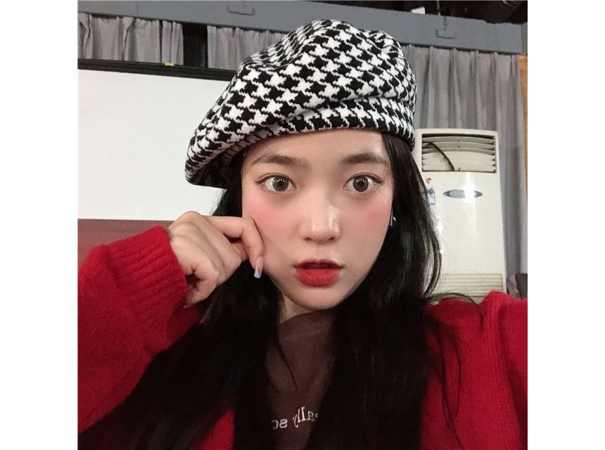 Houndstooth Beret SpreePicky