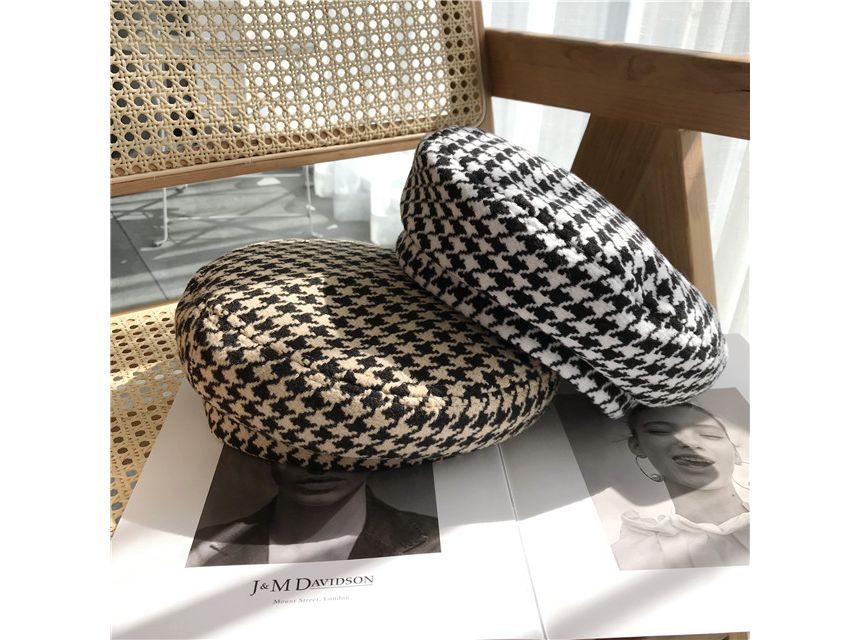 Houndstooth Beret SpreePicky