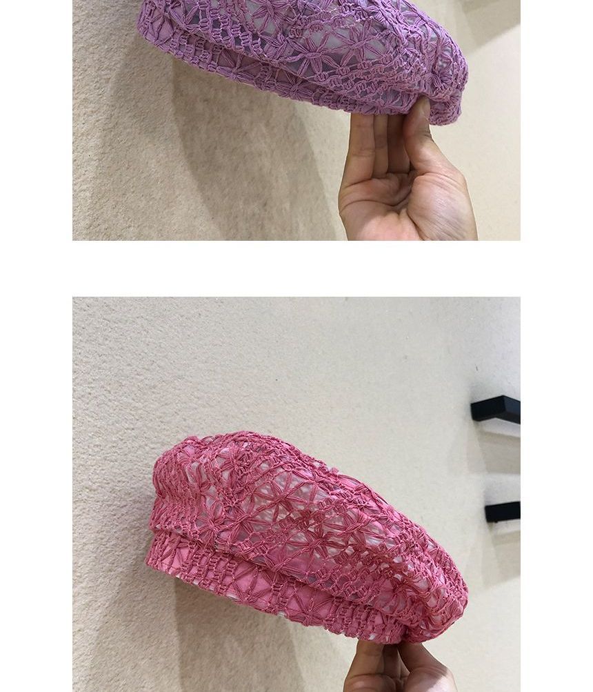 Cutout Embroidered  Beret SpreePicky