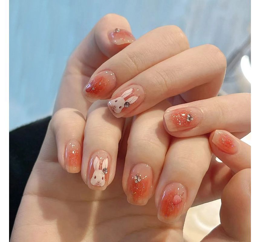 Rabbit Faux Nail Tips SpreePicky