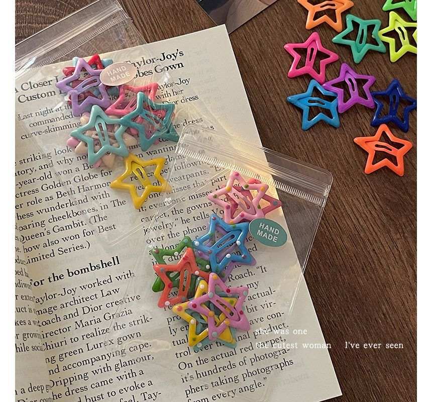 Set of 10: Star Hair Clip SpreePicky