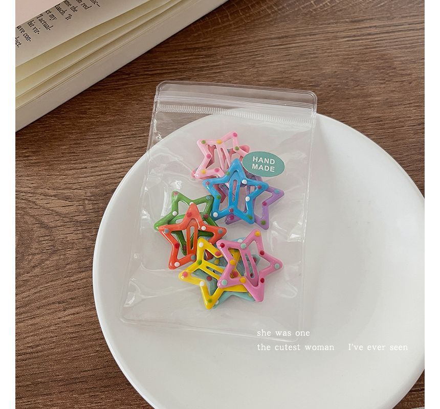 Set of 10: Star Hair Clip SpreePicky