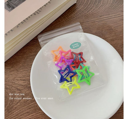 Set of 10: Star Hair Clip SpreePicky