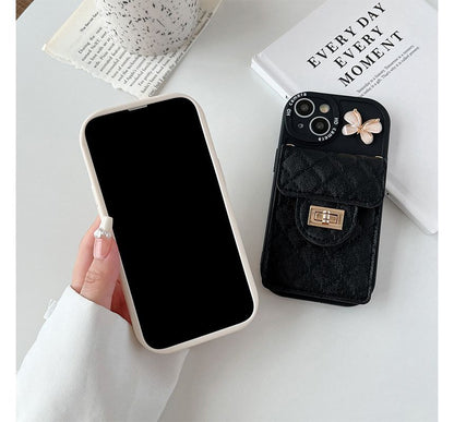 Card Holder Phone Case - iPhone 14 Pro Max / 14 Pro / 14 Max / 14 / 13 Pro Max / 13 Pro / 13 / 13 mini / 12 Pro Max / 12 Pro / 12 / 12 mini / 11 Pro Max / 11 Pro / 11 / SE / XS Max / XS / XR / X / 8 / 8 Plus / 7 / 7 Plus SpreePicky