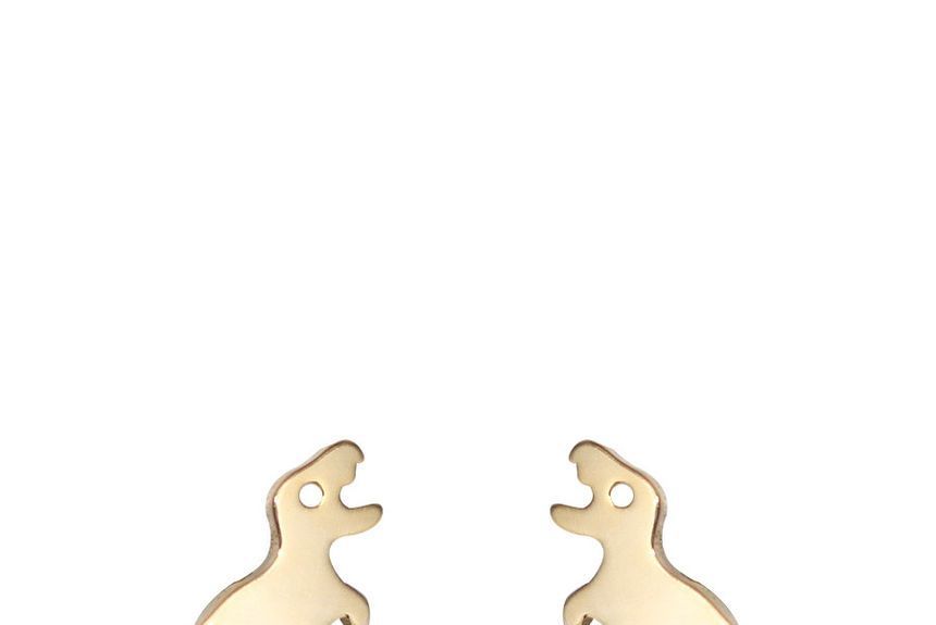 Polished Dinosaur Alloy Earring SpreePicky