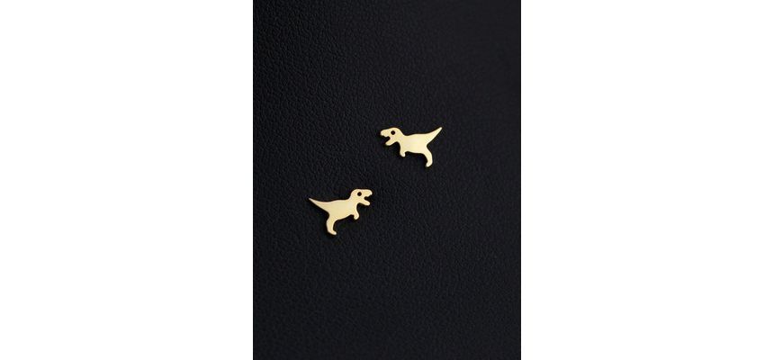 Polished Dinosaur Alloy Earring SpreePicky