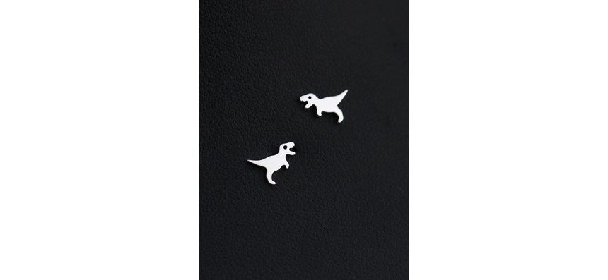 Polished Dinosaur Alloy Earring SpreePicky