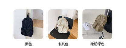 Nylon Zip Backpack SpreePicky