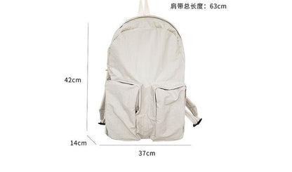 Nylon Zip Backpack SpreePicky