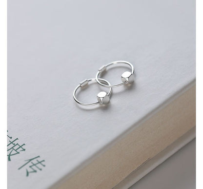 Geometric Alloy Hoop Earring SpreePicky