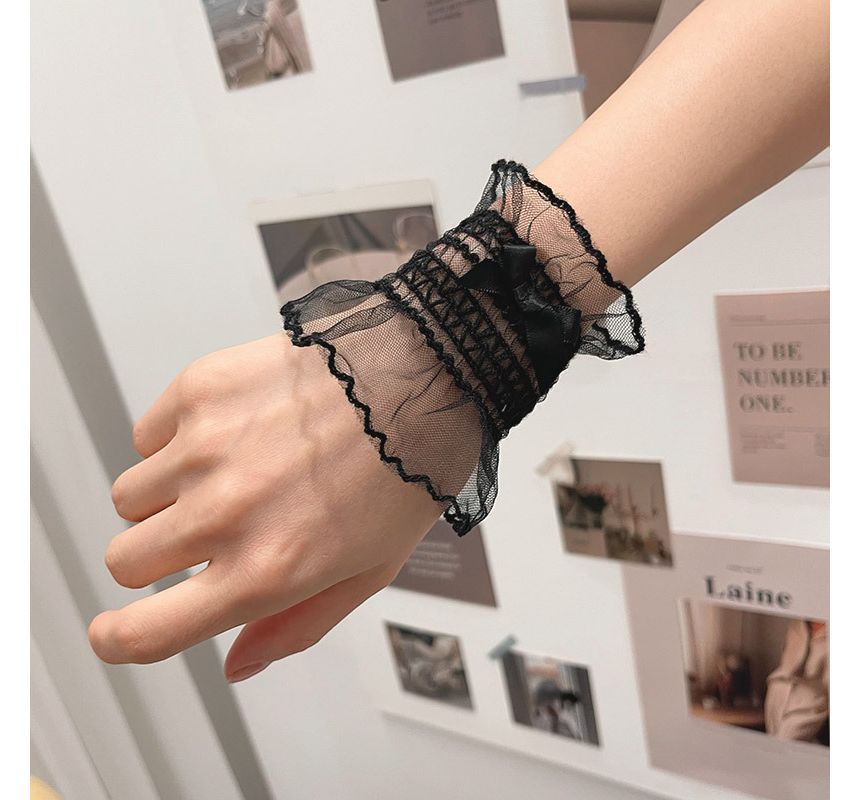 Ribbon Organza Wrist Cuffs SpreePicky