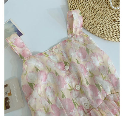 Floral Overall Skirt mySite