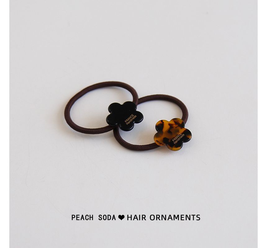 Floral Acetate Hair Tie mySite