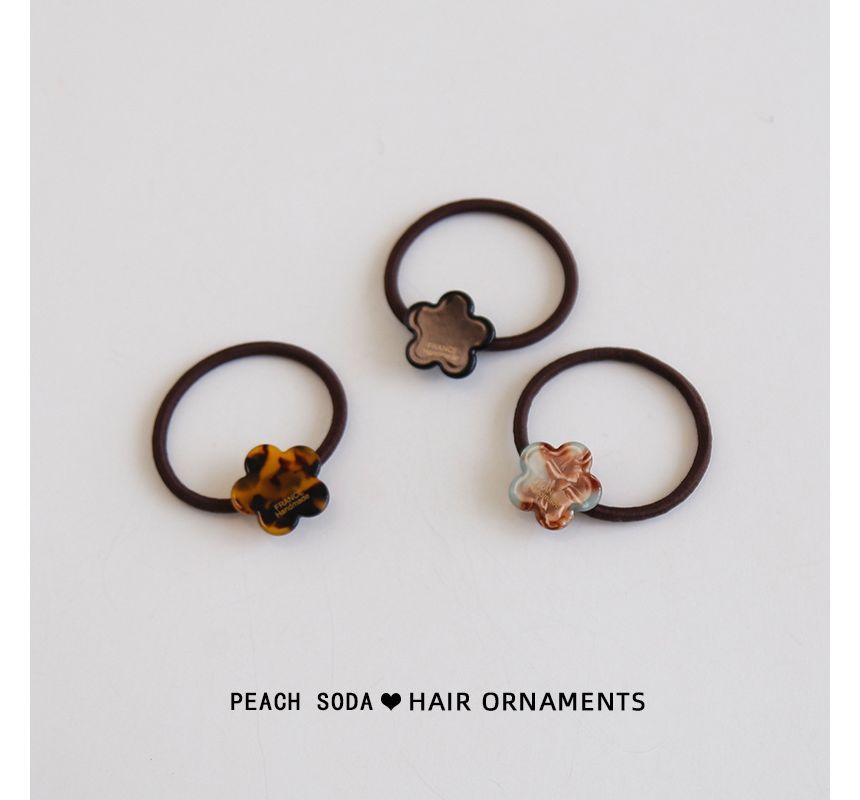 Floral Acetate Hair Tie mySite