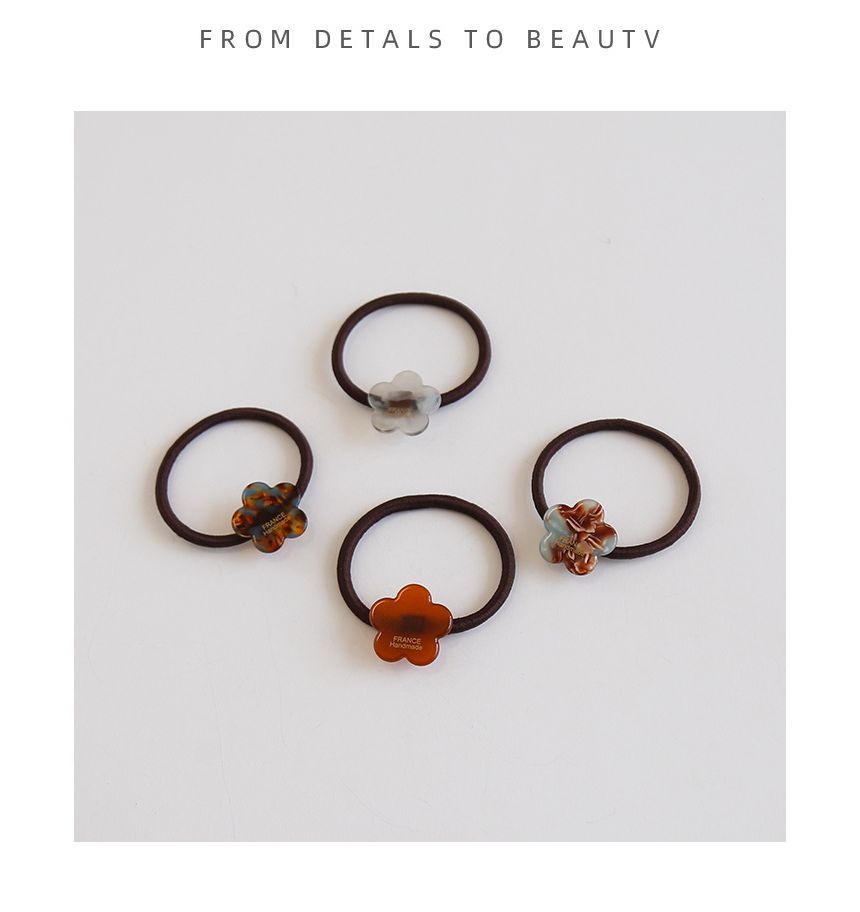 Floral Acetate Hair Tie mySite