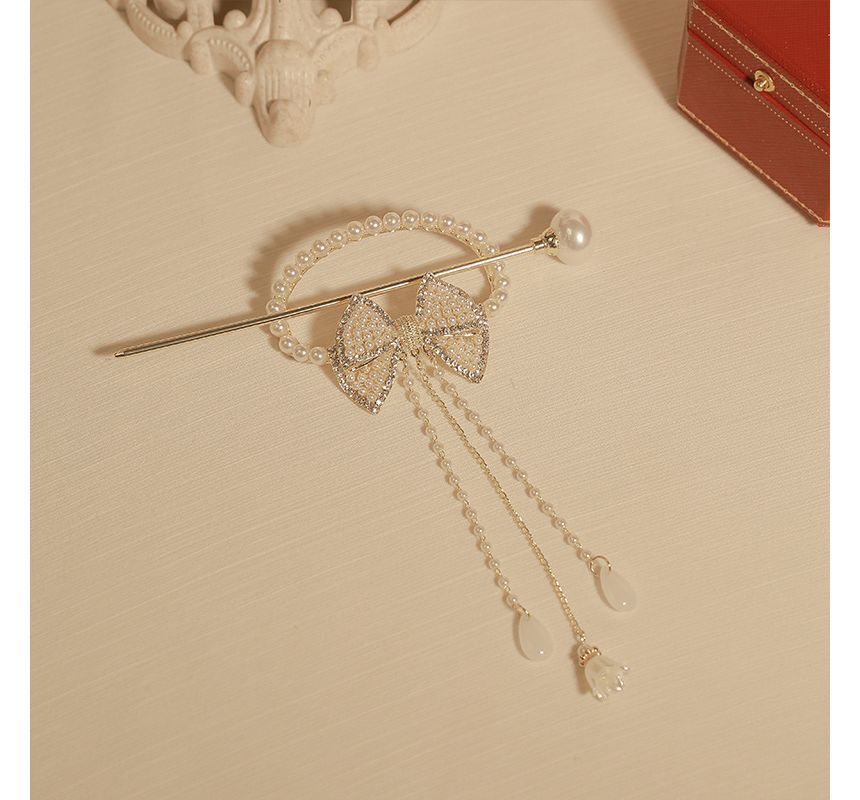 Faux Pearl Alloy Hair Stick (various designs) SpreePicky