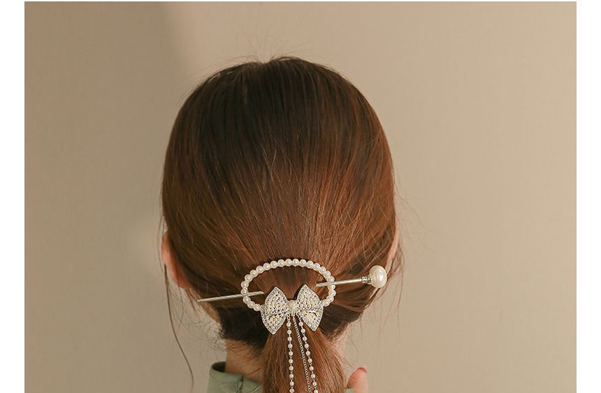 Faux Pearl Alloy Hair Stick (various designs) SpreePicky