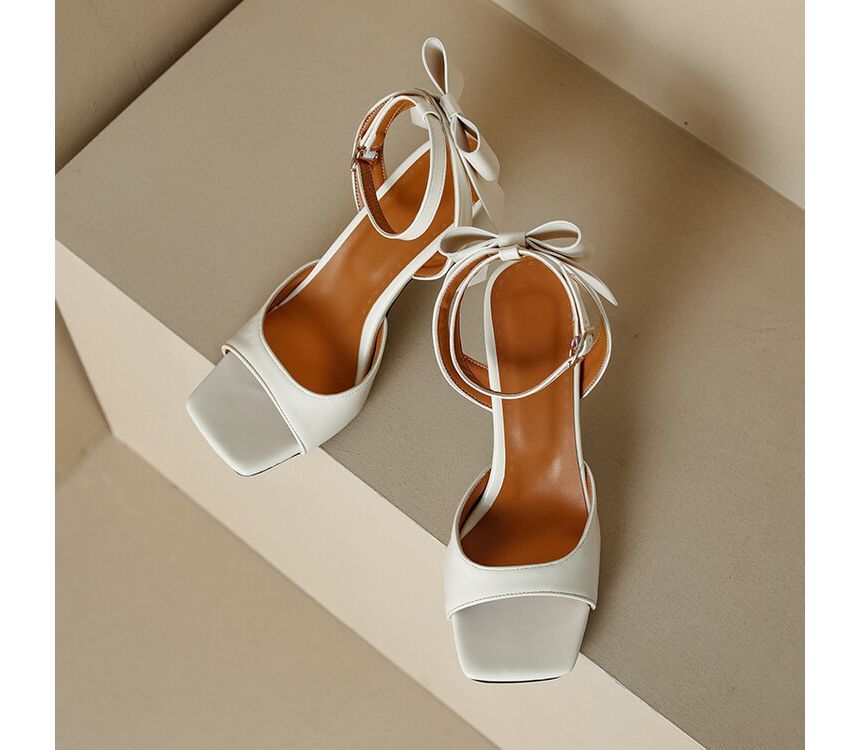 High Heel Plain Sandals SpreePicky