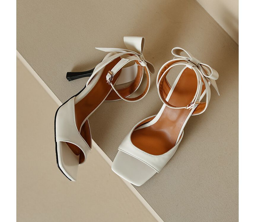 High Heel Plain Sandals SpreePicky