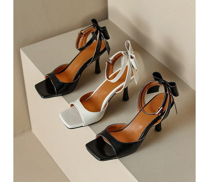 High Heel Plain Sandals SpreePicky