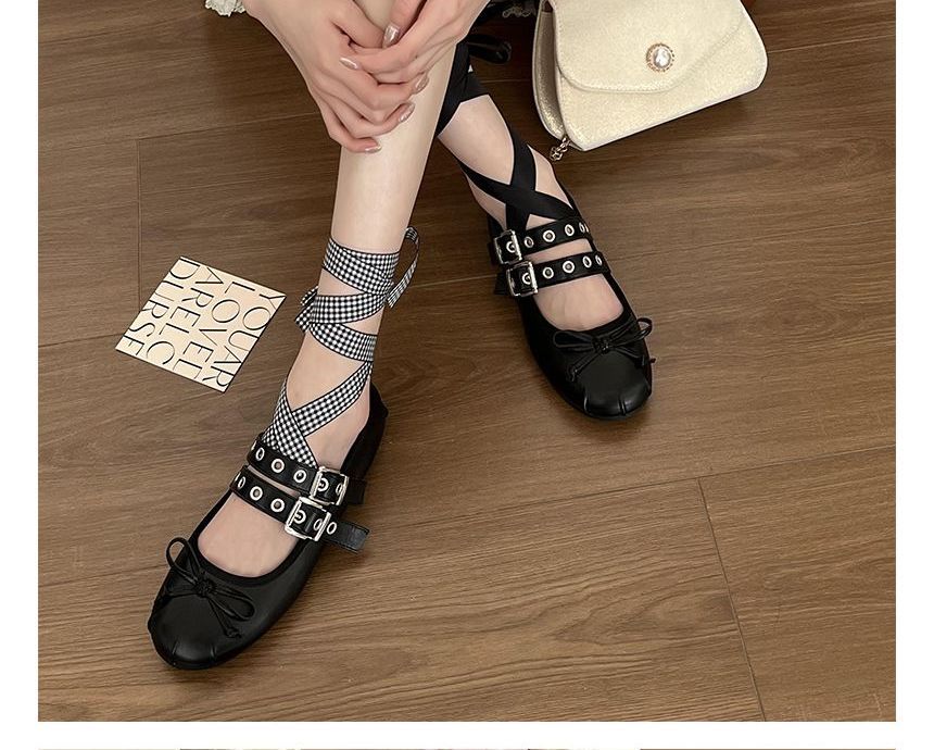 Plain Buckled Mary Jane Shoes mySite