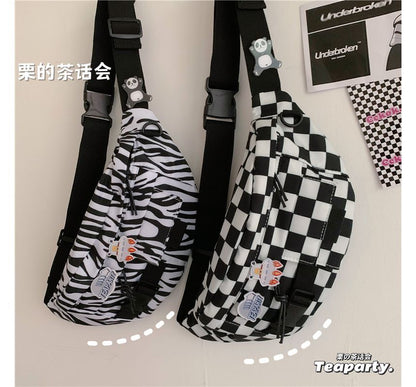 Printed Sling Bag / Bag Charm / Set SpreePicky