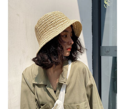 Straw Bucket Hat SpreePicky