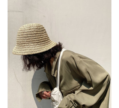 Straw Bucket Hat SpreePicky