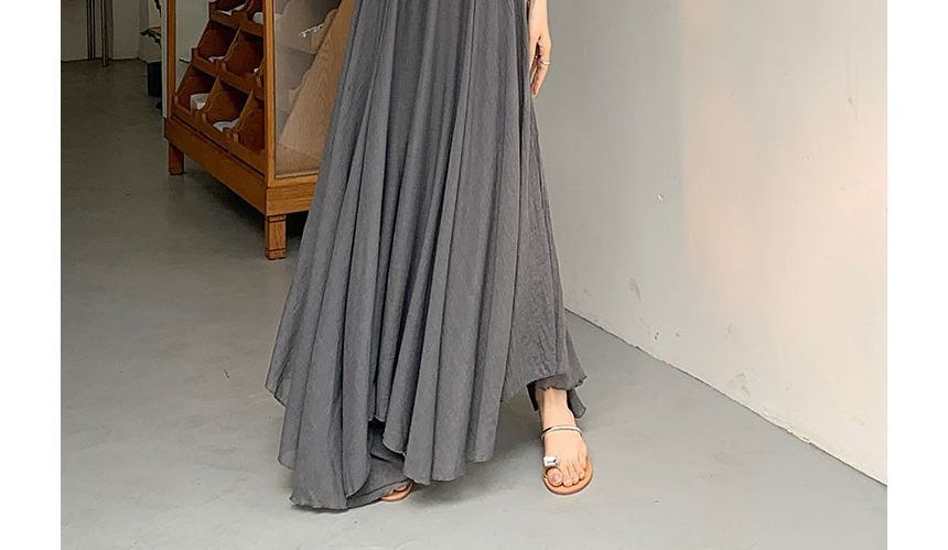 High Rise Plain Asymmetrical Maxi A SpreePicky