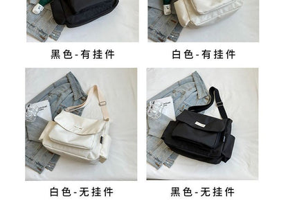 Plain Label Applique Flap Crossbody Bag SpreePicky