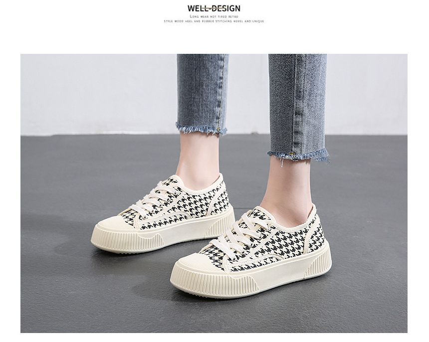 Houndstooth Sneakers SpreePicky